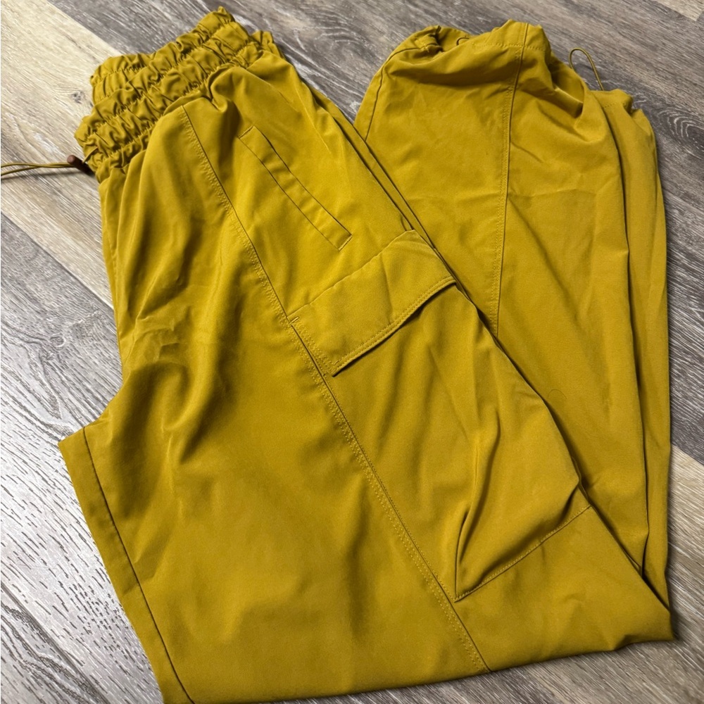 Fabletics Mustard Track Pants